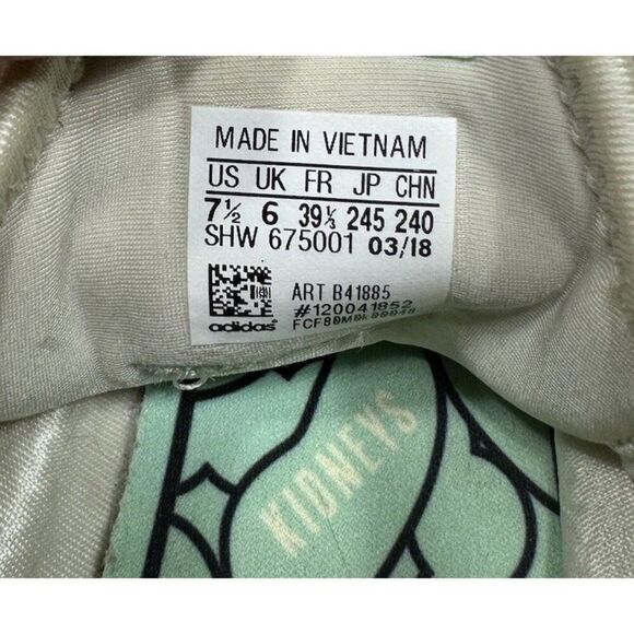 Adidas Pharrell Williams Tennis Hu Talc Women’s Size 7.5 b41885 Shoes Sneakers - Picture 7 of 8